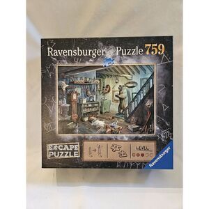 Ravensburger Escape Puzzle, The‎ Forbidden Basement 759 Piece Puzzle, Complete